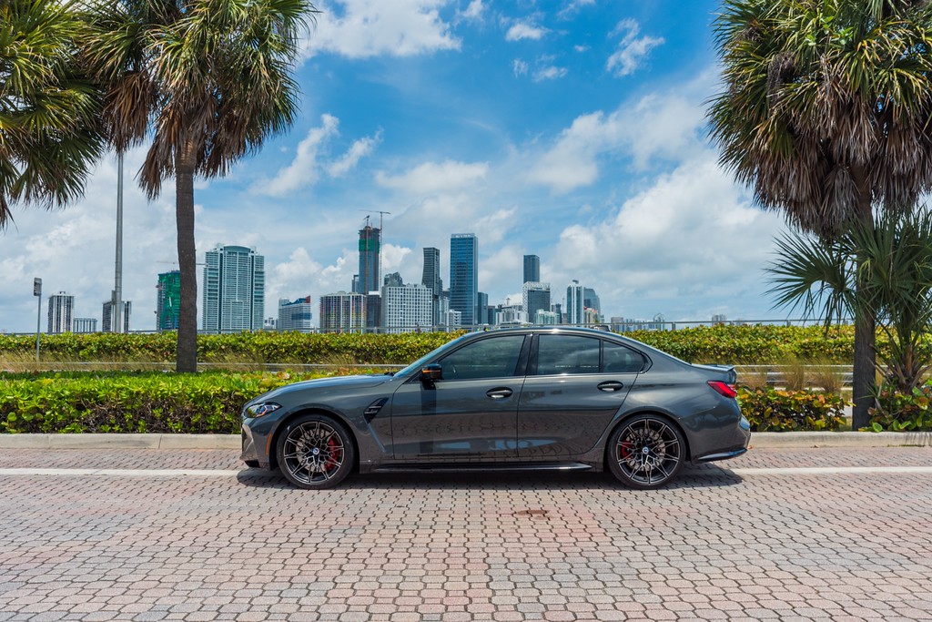 BMW M3 Competition — photo 4 of 15, Dravit Grey exterior with Grey interior, available from KEY'D Miami