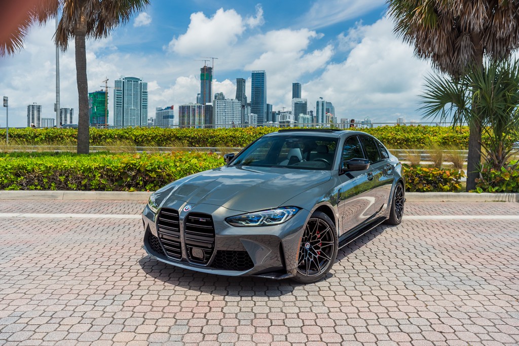 BMW M3 Competition — photo 13 of 15, Dravit Grey exterior with Grey interior, available from KEY'D Miami