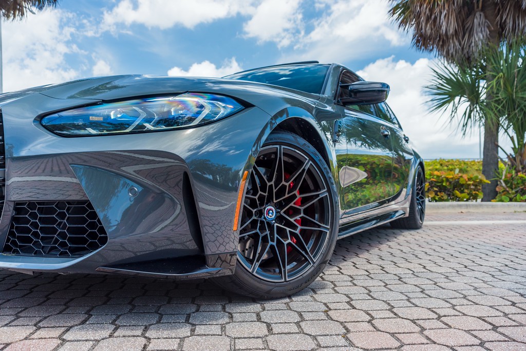 BMW M3 Competition — photo 15 of 15, Dravit Grey exterior with Grey interior, available from KEY'D Miami