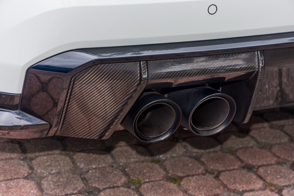 BMW M4 Competition Convertible — photo 5 of 15, White exterior with Orange interior, available from KEY'D Miami
