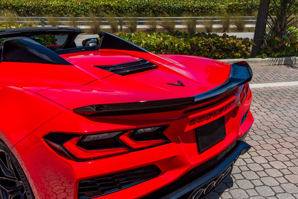 Chevrolet Corvette Z06 Convertible — photo 8 of 15, Red exterior with Black interior, available from KEY'D Miami