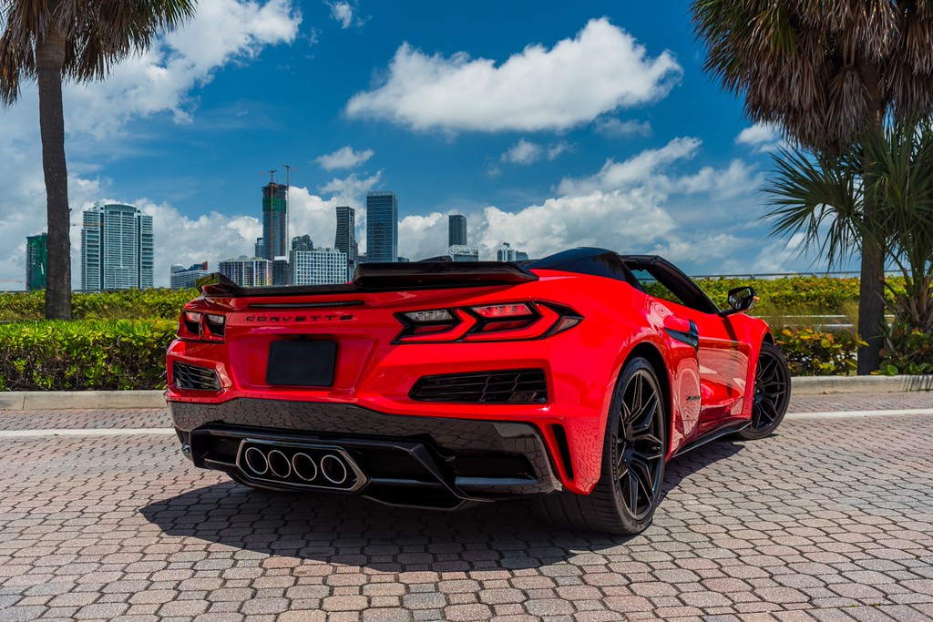 Chevrolet Corvette Z06 Convertible — photo 13 of 15, Red exterior with Black interior, available from KEY'D Miami