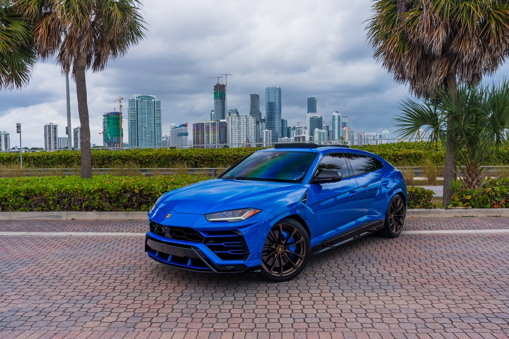 Lamborghini Urus — Blue — photo 11 of 15, Blue exterior with Black interior, available from KEY'D Miami
