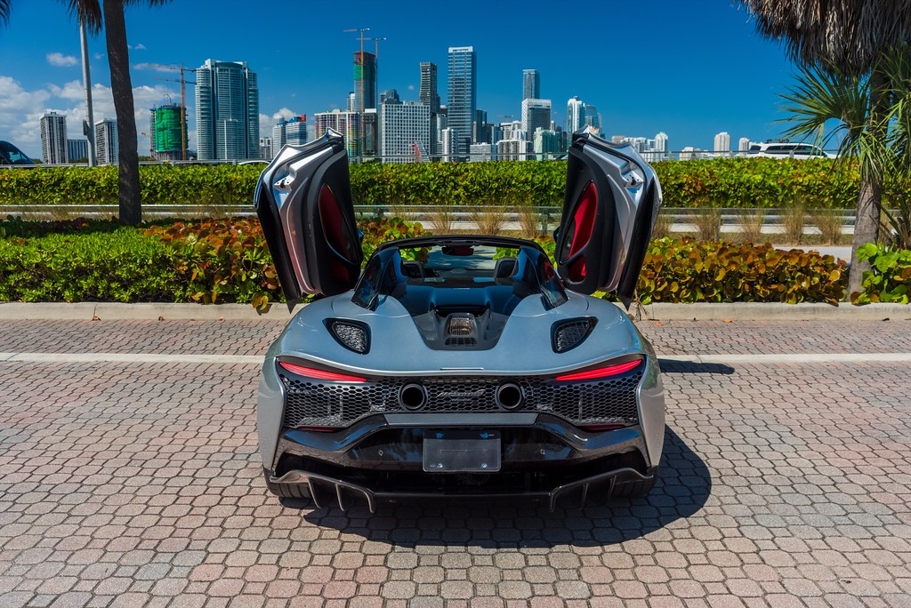 McLaren Artura Spider — photo 14 of 15, Silver exterior with Red interior, available from KEY'D Miami