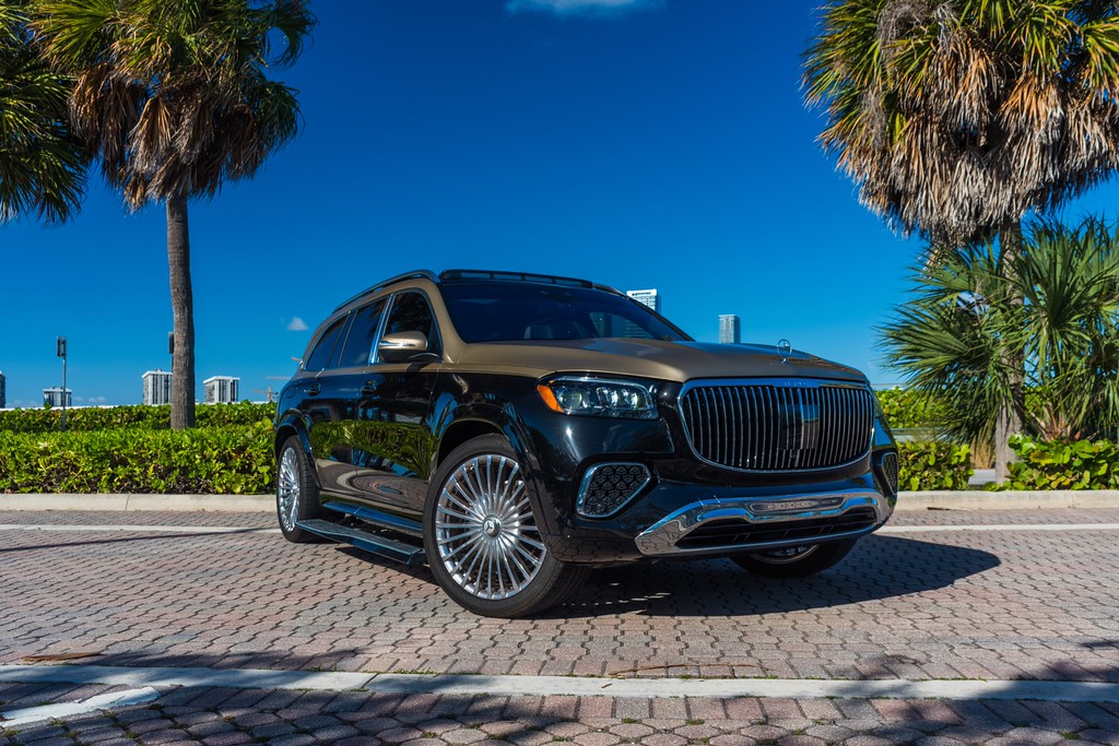 Mercedes-Maybach GLS 600 — photo 15 of 15, Obsidian Black / Kalahari Gold exterior with Black interior, available from KEY'D Miami